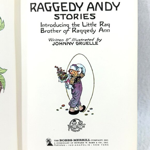 Vintage Raggedy Andy Stories By Johnny Gruelle Hardcover Childrens Book (1960) - Picture 6 of 8